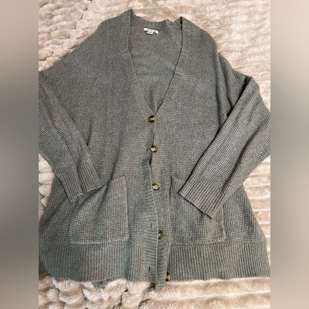 American Eagle Sage Green Cardigan